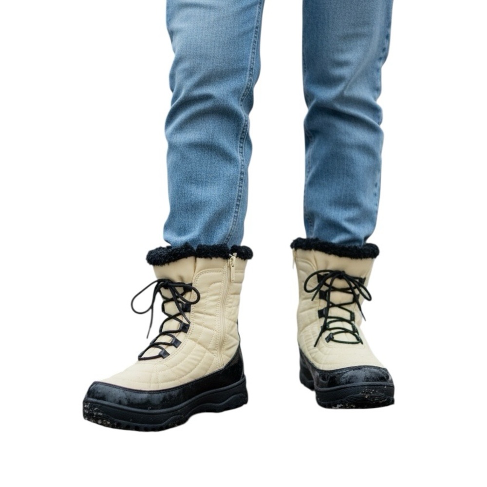 Tote’s Ella White winter snow rain boots
